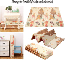 Load image into Gallery viewer, Alfombra de Juegos Reversible Colchoneta Infantil Plegable.Alfombra de Juegos de XPE, Colchoneta de Juegos Plegable, Alfombra de Doble Cara
