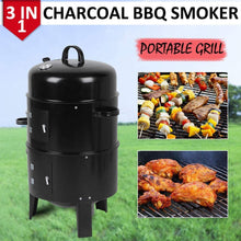 Load image into Gallery viewer, Barbecue Smoker Fumoir 3 en 1 +Thermomètre et Grills pour Griller rôtir Fumer
