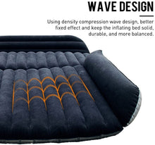Load image into Gallery viewer, Colchón Inflable para Coche Cama Air de Auto SUV Viaje Camping Senderismo Cama Hinchable de Coche SUV Plegable Extendida para el Reposo de Sueño Sofá Hinchable para Movimiento íntimo Convertible

