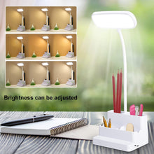 Load image into Gallery viewer, Child Desk Lamp Wireless Dimmable 3 Levels of Brightness Bedside Lamp Table Desk led USB Port Support Flexible 360°
