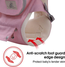 Load image into Gallery viewer, Porte bébé Ergonomique avec Siège à Hanche/Pur Coton Léger et Respirant/Multiposition:Dorsaux,Réglable pour Nouveau-né et Petit Enfant de 3 à 48 Mois
