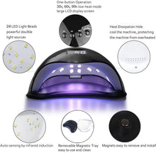 Load image into Gallery viewer, 48W LED Séchoir à Ongles Séchoir de Gel UV Lampe Sèche-ongles à LED pour gel UV, gel LED pour un usage professionnel et domestique (Blanc)
