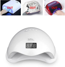 Load image into Gallery viewer, 48W LED Séchoir à Ongles Séchoir de Gel UV Lampe Sèche-ongles à LED pour gel UV, gel LED pour un usage professionnel et domestique (Blanc)
