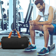 Load image into Gallery viewer, Sac De Sport avec Compartiment à Chaussures et Poche Humide, Sac de Voyage Imperméables, Sac polochon Grande Capacité, Sac de Gym Fitness Portable, Sac Bandoulière, Sac a Main pour Homme Femme Enfant
