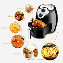 Load image into Gallery viewer, Friteuse sans Huile, Friteuse à Air Chaud Multifonction, avec Minuteur et Température Réglable, Friteuse Électrique Sans graisse

