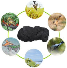 Load image into Gallery viewer, Vogelschutznetz schwarz|Volierennetz|Anti Vogelnetz Netz|Geflügelnetz|Schutznetz gegen Insekten für Beerensträucher Obstbäume Obst Crop Pflanze Baum Vineyard Hühner Gänse Puten
