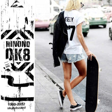 Load image into Gallery viewer, Skateboard 79x20cm Holzboard für Anfänger mit ABEC-7 Kugellager 31 Zoll 7-lagigem Ahornholz und 90A Rollen für Kinder, Jugendliche und Erwachsene Komplettboard mit Tasche + T-Tool
