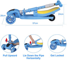 Load image into Gallery viewer, 2 in 1 Kinder 2-8 Jahre Klapproller Kinderroller Roller
