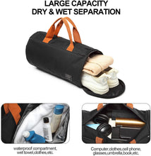 Load image into Gallery viewer, Sac De Sport avec Compartiment à Chaussures et Poche Humide, Sac de Voyage Imperméables, Sac polochon Grande Capacité, Sac de Gym Fitness Portable, Sac Bandoulière, Sac a Main pour Homme Femme Enfant
