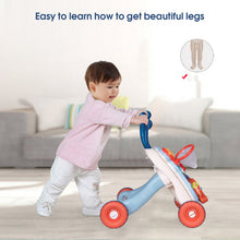 Load image into Gallery viewer, Baby Girl Walker, Detachable Baby Walking Trotor, Adjustable Speed, Music and Table Awakening Activity, Scalable 3 in 1 Baby Walking Trolley, from 6 Months Boy and Girl
