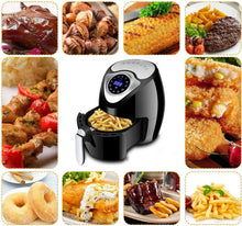 Load image into Gallery viewer, Oil Free Hot Air Fryer 1300w 3.5L, Hot Air Oven with LED Touch Screen, Air Fryer with 7 Programs, Electric Fryer without PFOA&amp;BPA
