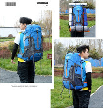 Load image into Gallery viewer, 70L Backpack Trekking Camping Travel Hiking Great for Men Women
