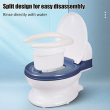 Load image into Gallery viewer, Potty for Kids, Mini Toilet for Children, Toilet Seat with Removable Tray, Non-slip Baby Toilet with Comfortable Cushion
