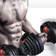 Load image into Gallery viewer, Regolabile 24KG Set di Manubri,Con 10 Slot Per Serrature,Peso Fitness, DE STOCK
