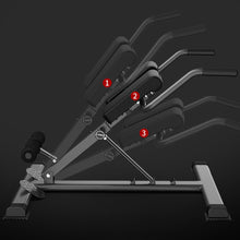 Load image into Gallery viewer, Sedia Romana Attrezzatura per Il Fitness per Allenamento Addominale Commerciale o Domestico Regolabile, Allenamento per la Vita, Livello di Esercizio 3 difficoltà Muscolare della Schiena
