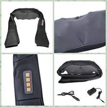 Load image into Gallery viewer, Appareil de Massage Shiatsu Électrique Chauffant massage en 3D-Rotation pour Cou Nuque Lumbaire Épaules Dos Relaxation Musculaire utiliser au Bureau en Voiture et à la Maison
