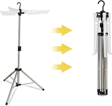 Load image into Gallery viewer, Clothes Airer for Shirts, Foldable Clothes Airer, Space-Saving, Folding Clothes Rack, Ironing Clothes Airer
