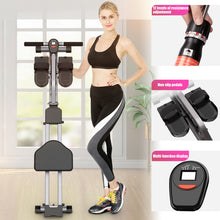 Load image into Gallery viewer, Foldable Rowing Machine with 12 Levels Resistance Adjustment, Adjustable Home Rowing Machine for Home, Max Load 120 kg, Rowing Machine with LCD Monitor for Fitness
