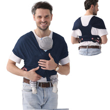 Load image into Gallery viewer, Baby carrying scarf-knot-knot-sling baby-kangaroo-baby baby carrier-physiological-adjustable-easy-to-wear carrying scarf-birth gift -birth list-newborn-at 15kg
