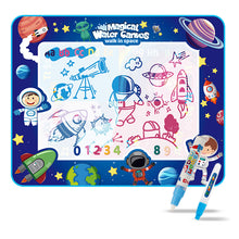 Load image into Gallery viewer, Star space glow-in-the-dark water canvas, letter cognition water display painting clear water graffiti pad
