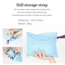 Load image into Gallery viewer, Baby carrying scarf-knot-knot-sling baby-kangaroo-baby baby carrier-physiological-adjustable-easy-to-wear carrying scarf-birth gift -birth list-newborn-at 15kg
