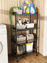 Load image into Gallery viewer, Metal Microwave Shelf, Removable Microwave Oven Holder Kitchen Storage with 2 Levels to Place Microwave Oven, Dishes, Coffee Maker, Plate or Spices
