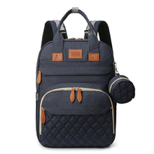 Load image into Gallery viewer, Baby changing bag backpack, large capacity diaper bags, portable travel diaper bag with foldable bed, crib backpack
