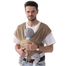 Load image into Gallery viewer, Baby carrying scarf-knot-knot-sling baby-kangaroo-baby baby carrier-physiological-adjustable-easy-to-wear carrying scarf-birth gift -birth list-newborn-at 15kg
