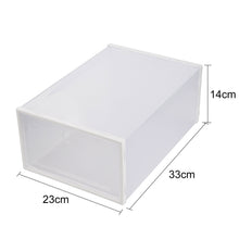 Load image into Gallery viewer, 12X Transparent Shoe Box Shoe Box Shoe StorageDrawer Stackable NEW
