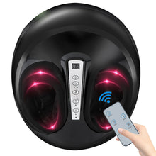 Load image into Gallery viewer, Foot Massage Device, Heating with Rolling and Pressure, Shiatsu Foot Massager Feet Massager, With Control Panel and Remote Control, Relaxation at Home and Office
