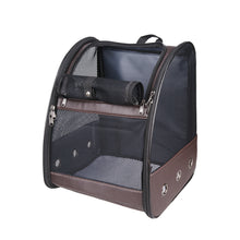 Load image into Gallery viewer, Cat Dog Backpack Extendable Breathable, Foldable Pet Carrying Backpack With Removable Plush Mattress, For Camping, Hiking, Traveling by Train/Car/Plane
